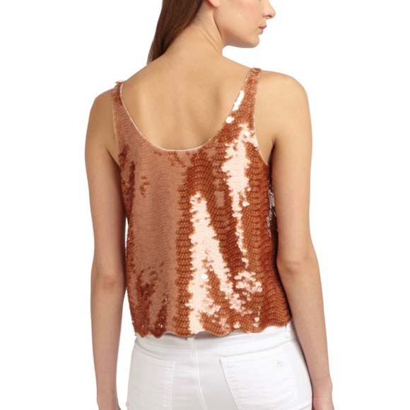 BCBG Reese Sequined Top 🌟ACCEPTING OFFERS🌟 - Picture 2 of 7
